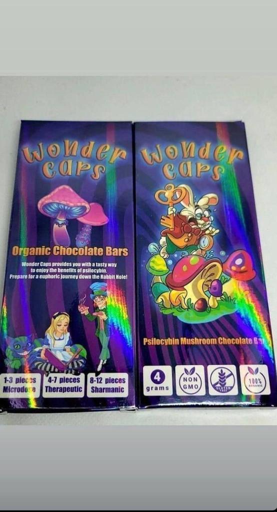 Wander Caps Mushroom Chocolate Bar