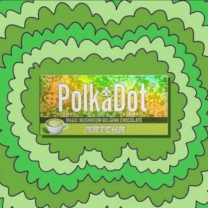 Polka Dot Matcha Chocolate Bar