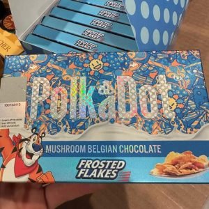 Polkadot Frosted Flakes Mushroom Belgian Chocolate